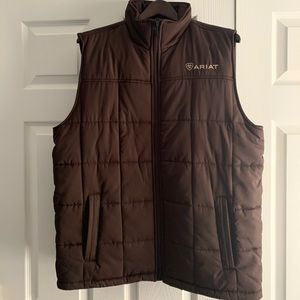 Men’s Brown Ariat vest jacket